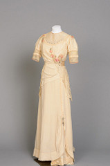 Ivory Silk Evening Dress