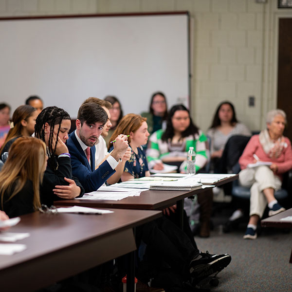 students in classroom