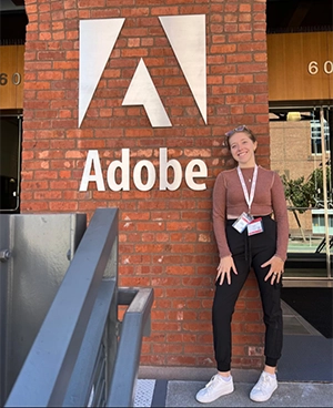 Jamie Kinteris at Adobe conference
